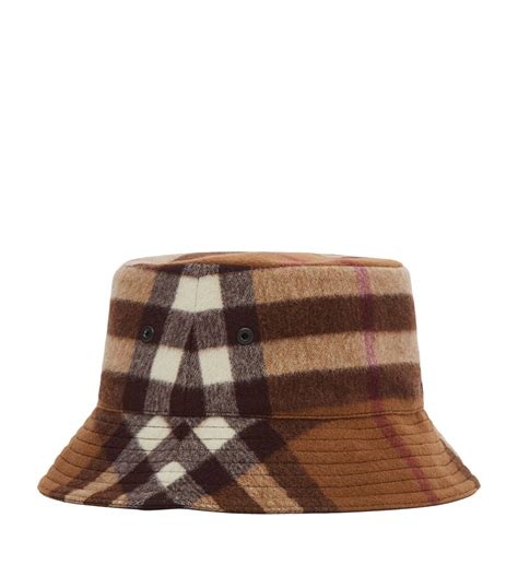 burberry men bucket hat|burberry check wool bucket hat.